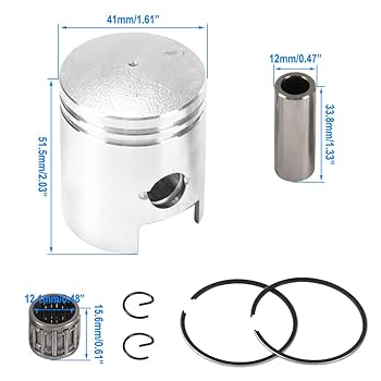 たくあん Cylinder Piston Gasket Head Top End Kit Fit For Suzuki LT